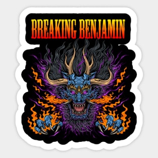 BREAKING BENJAMIN MERCH VTG Sticker